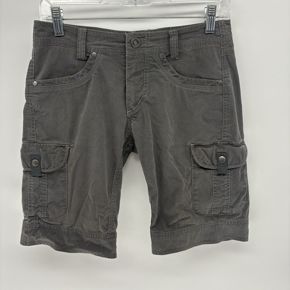 KUHL Utility Cargo Shorts Lightweight Hiking Outdoor Snap Pockets Women 2